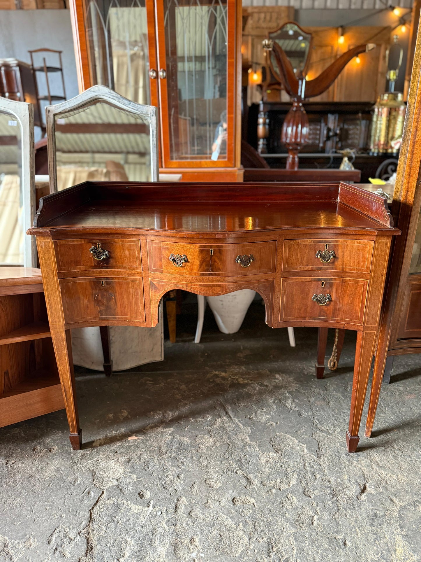 Hepplewhite Style Writing Desk