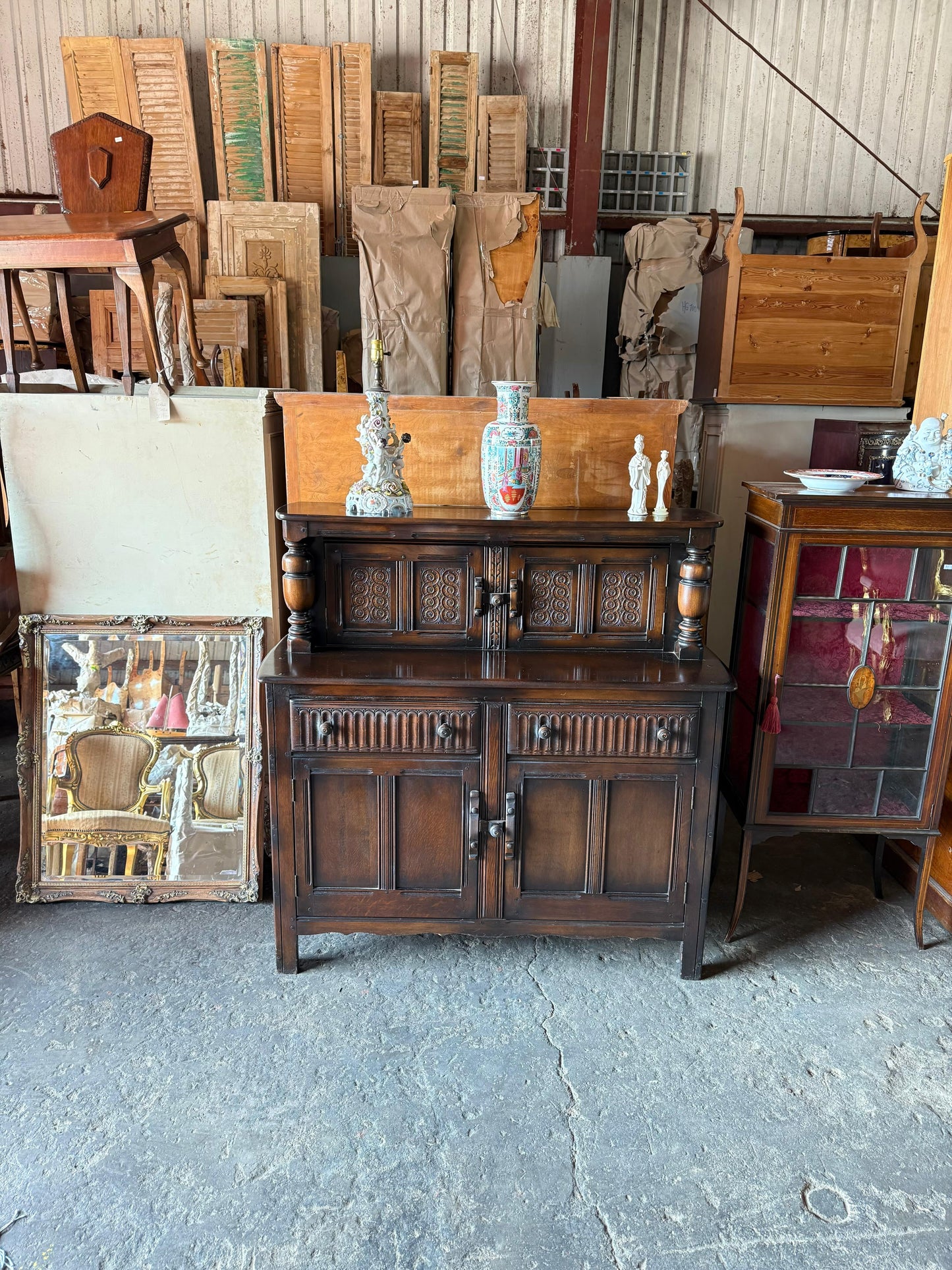 Antique English Sideboard
