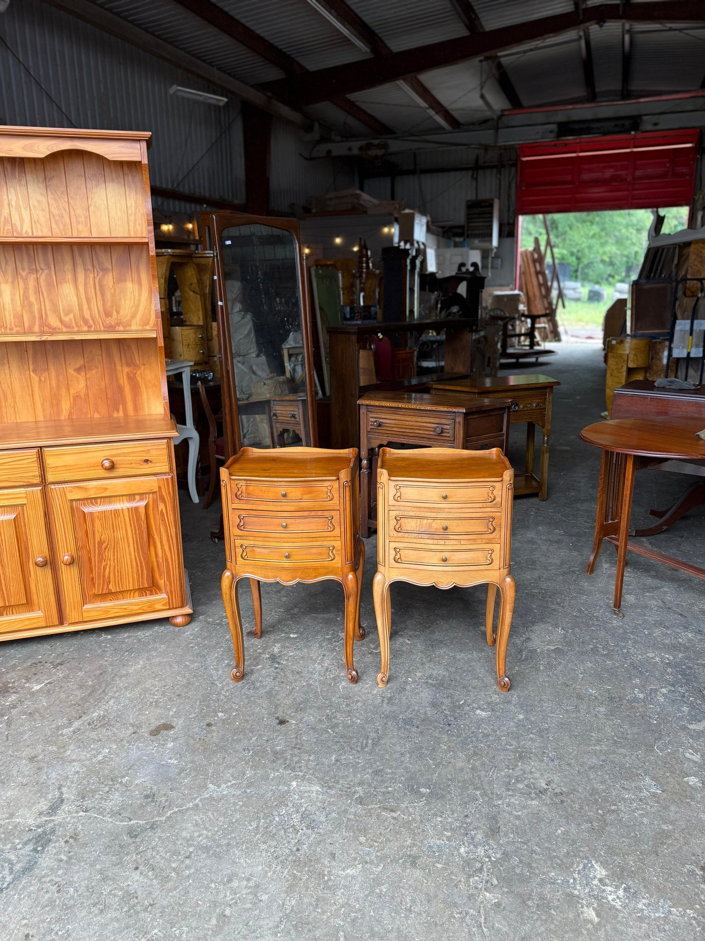 Pair of French Nightstands