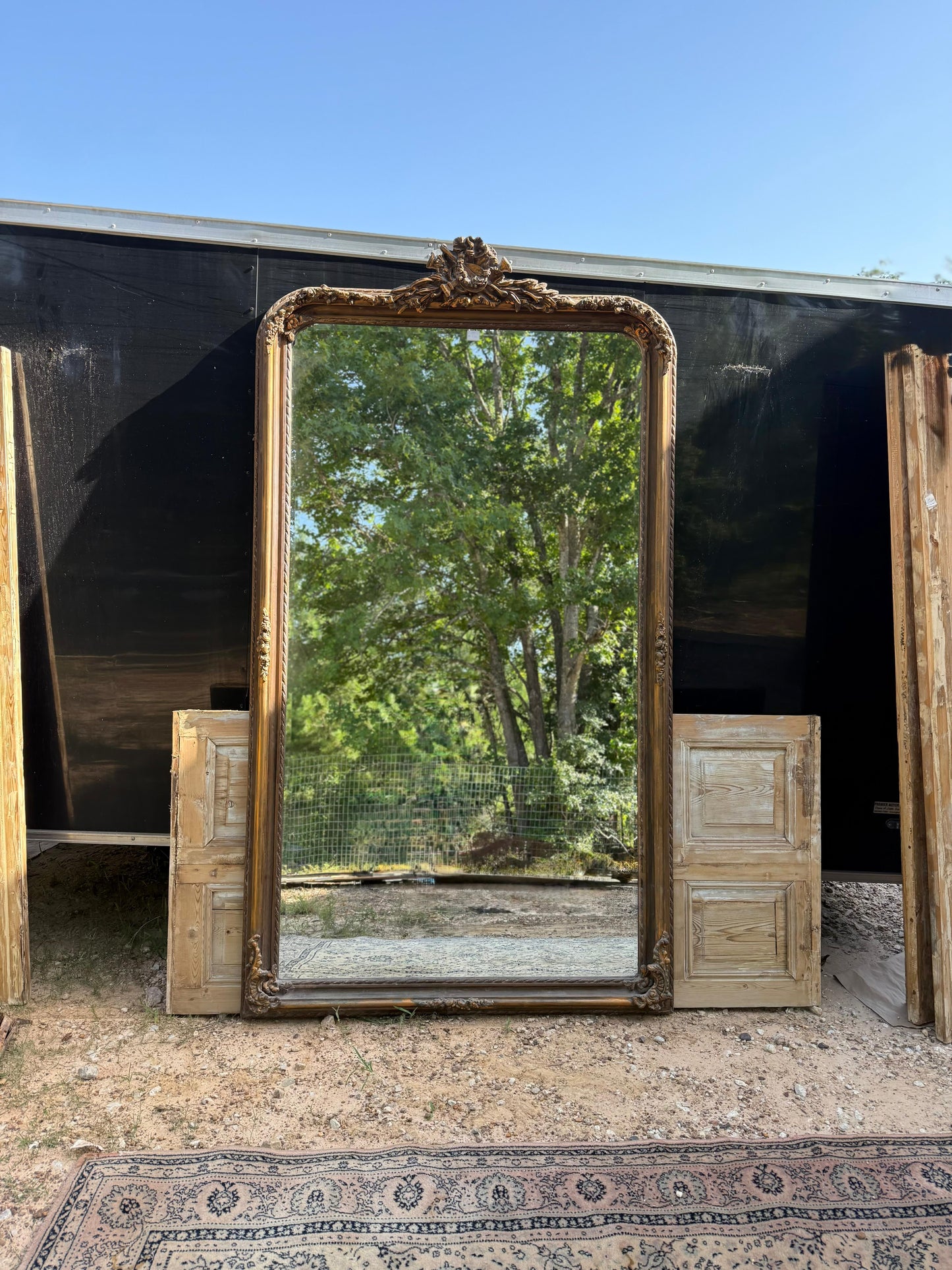 Massive Antique Mirror