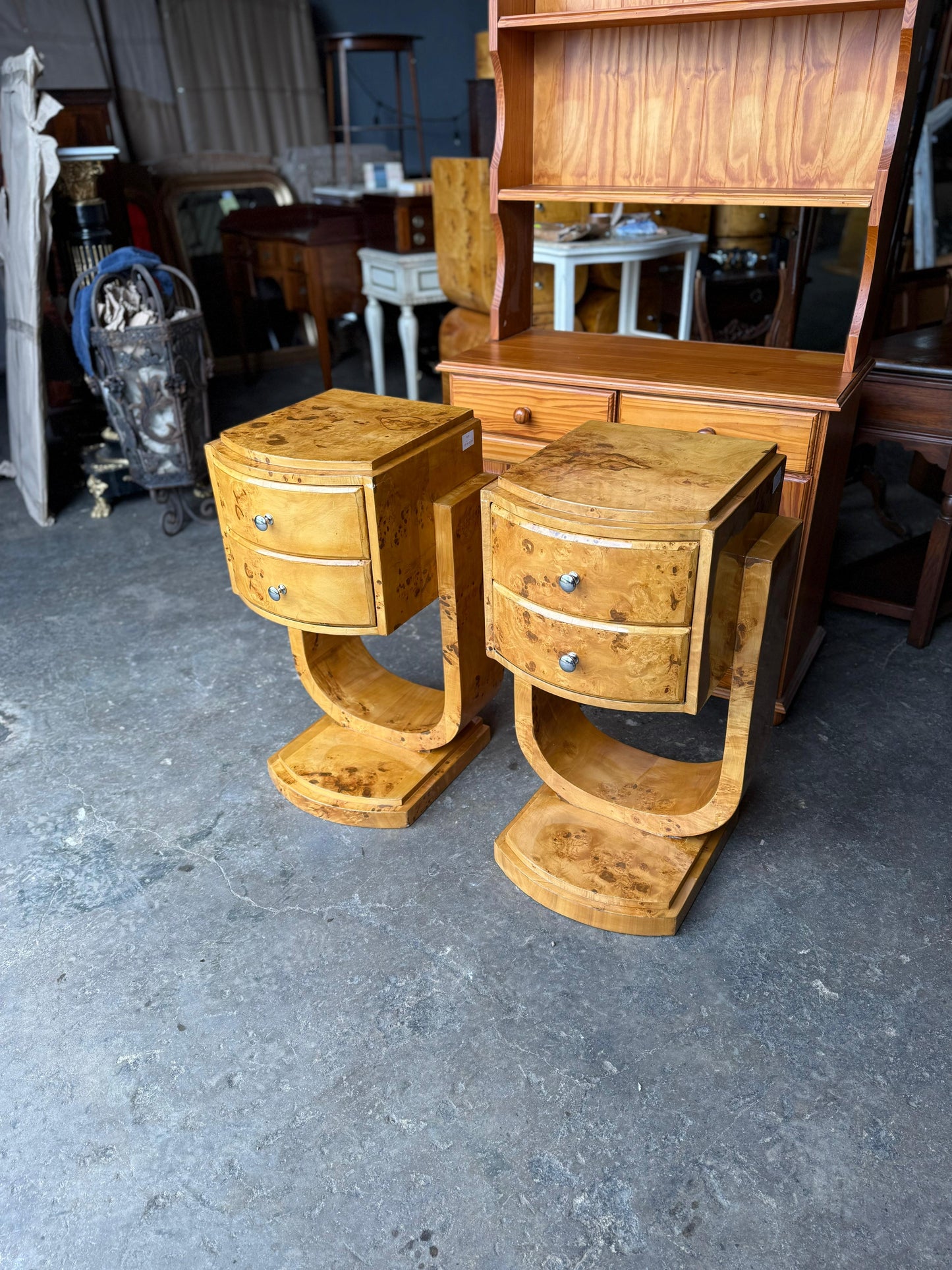 Pair of Art Deco Nightstands