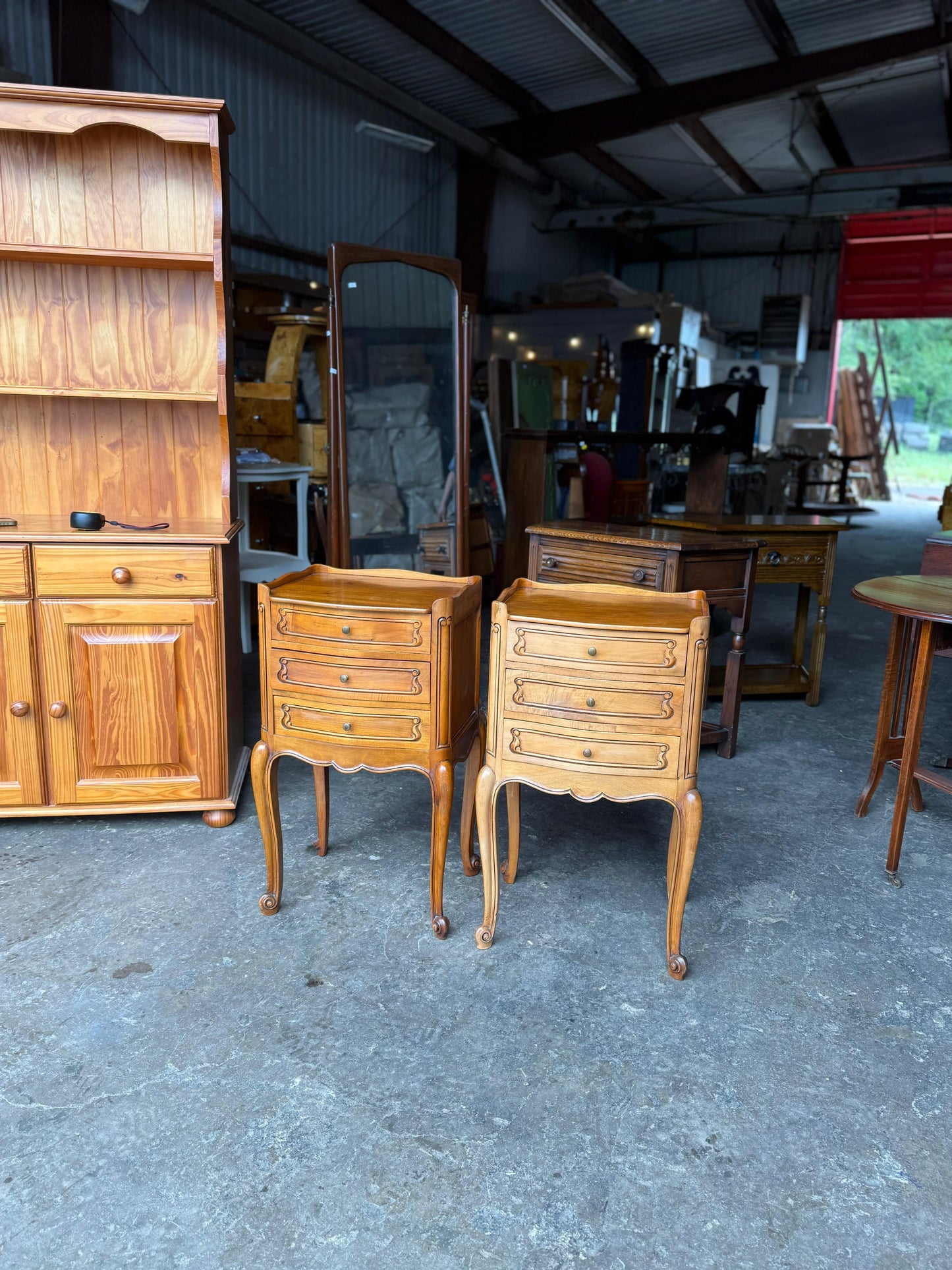 Pair of French Nightstands