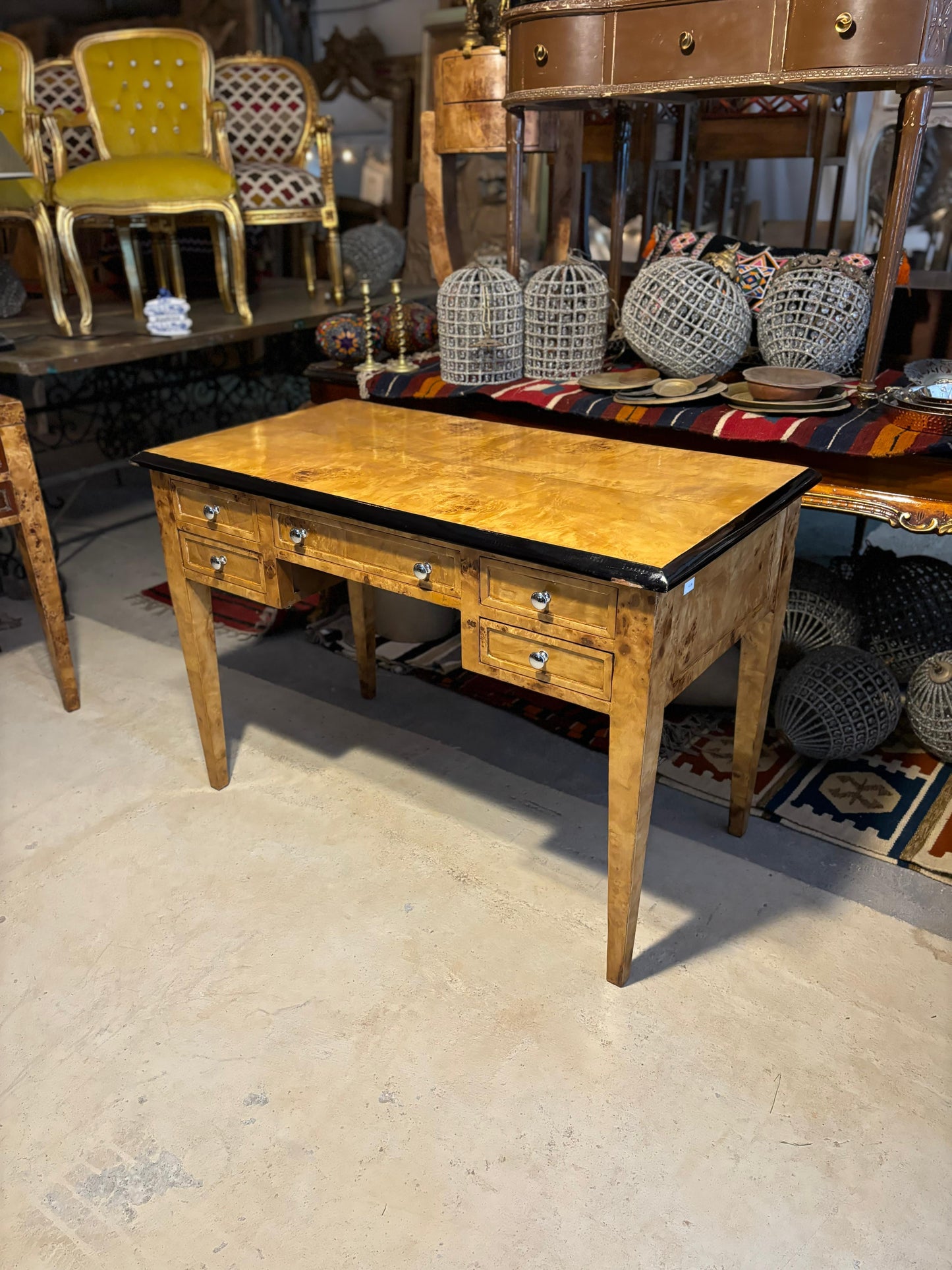 Burl Wood Desk