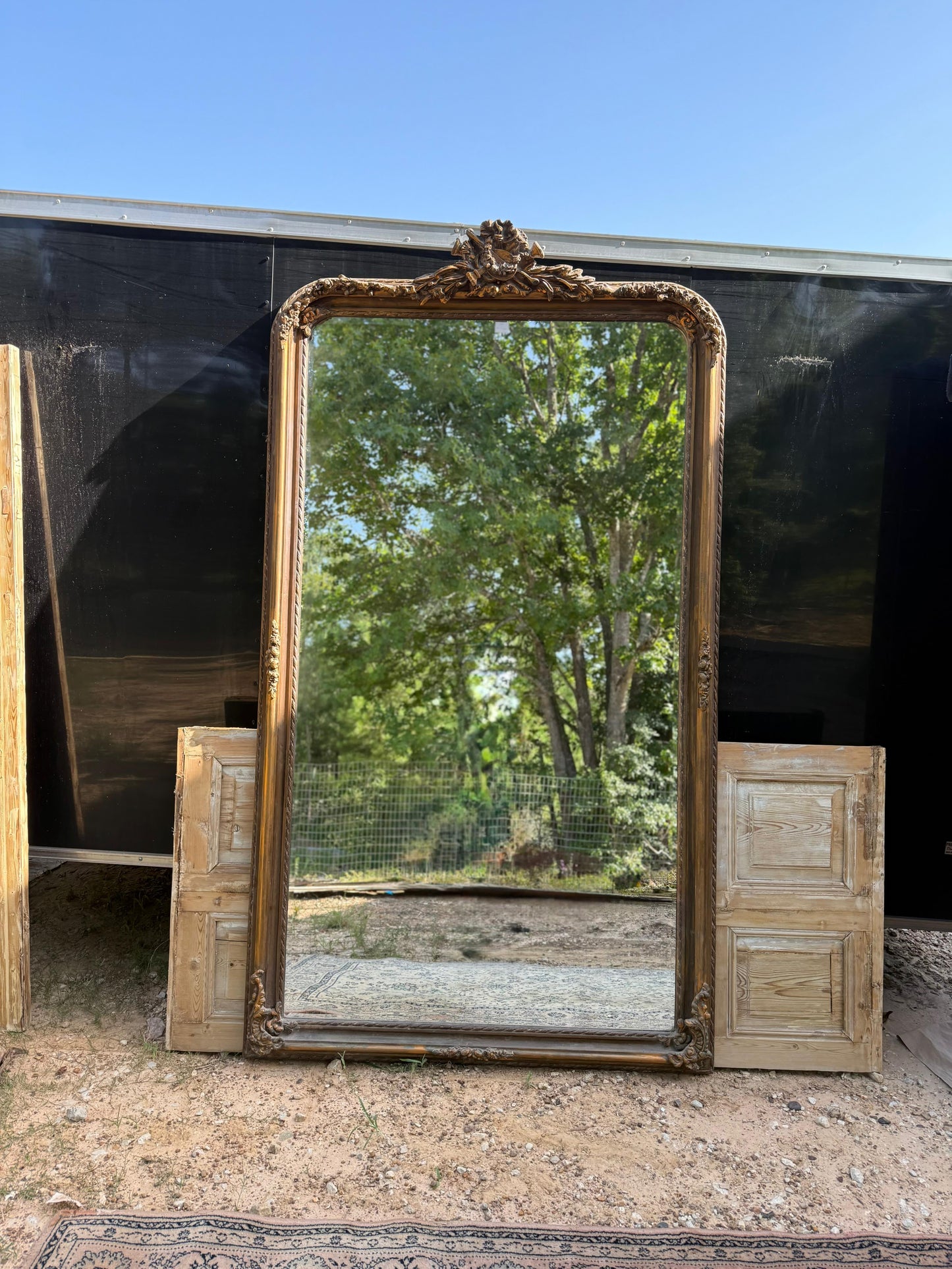 Massive Antique Mirror