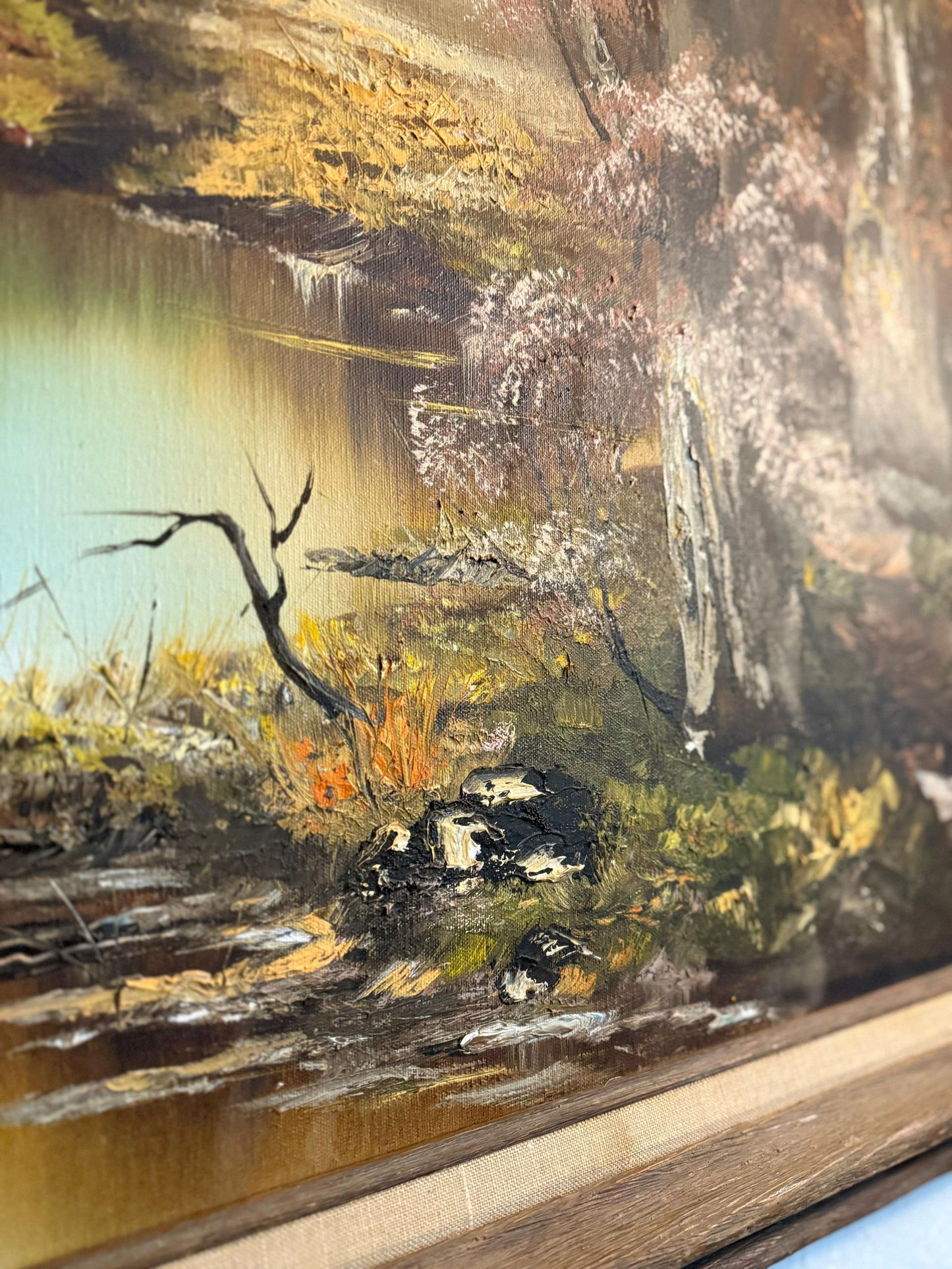 Antique Hand Painted Frame