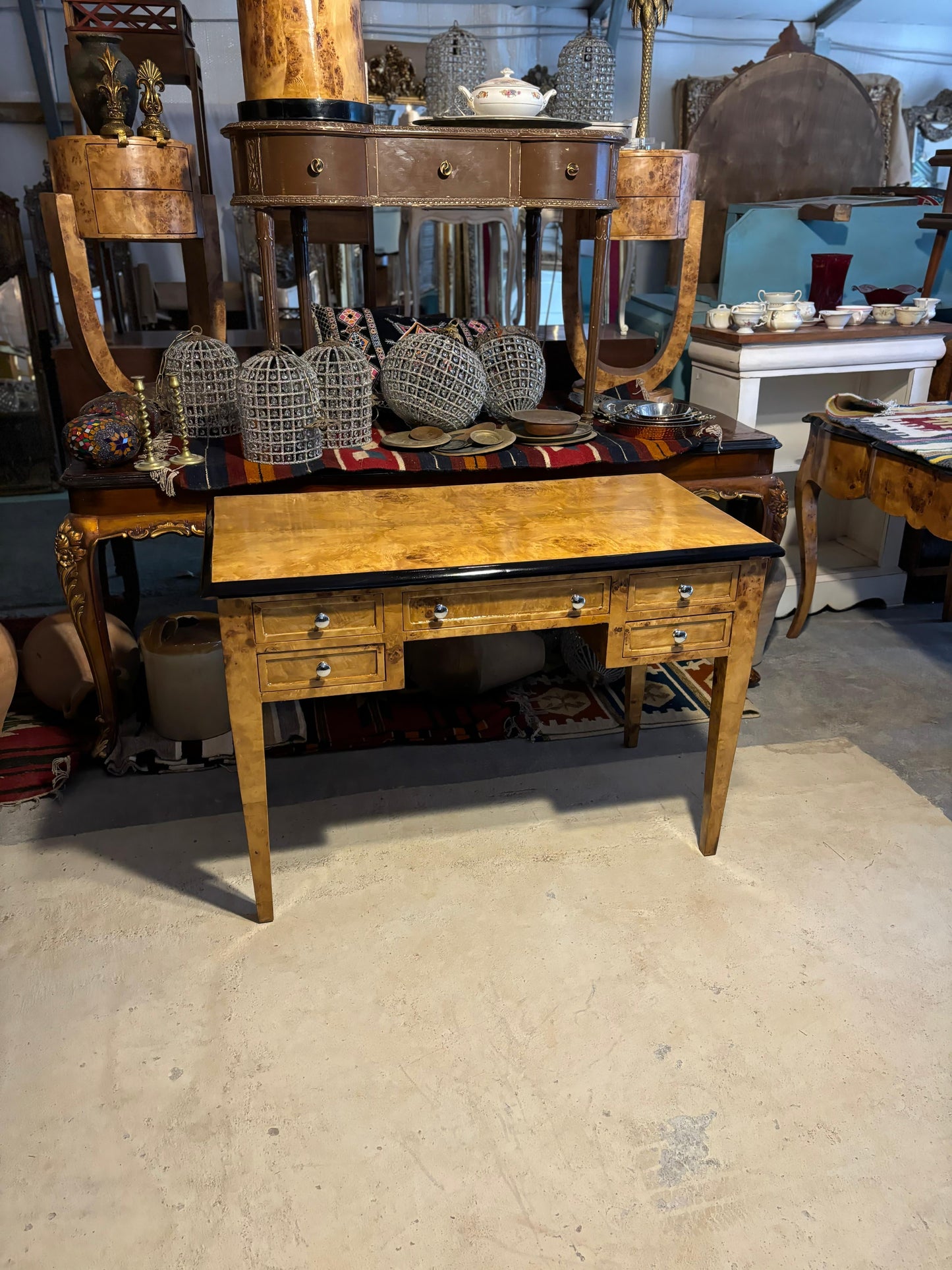 Burl Wood Desk