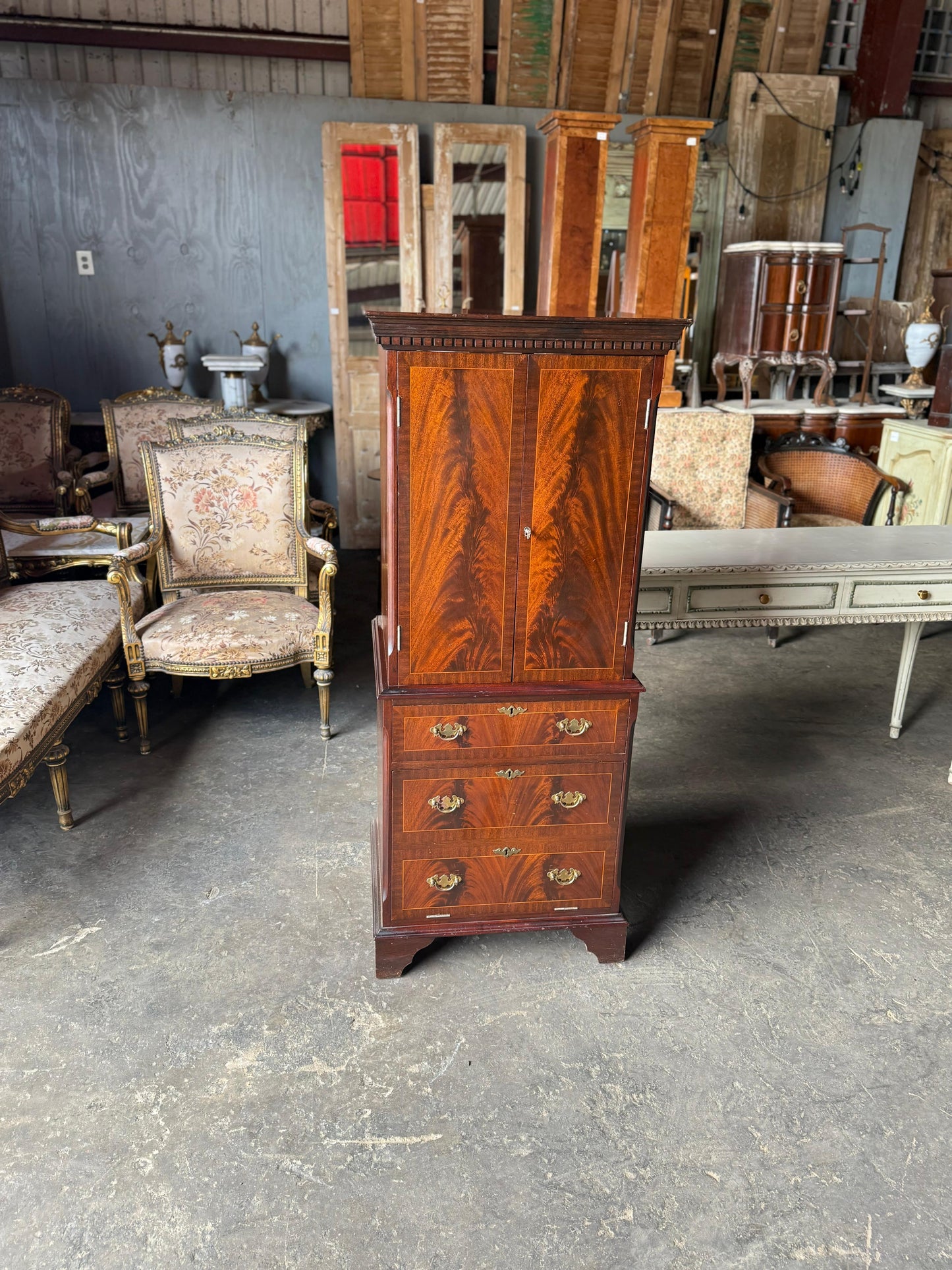 Mahogany Gentlemen's Chest