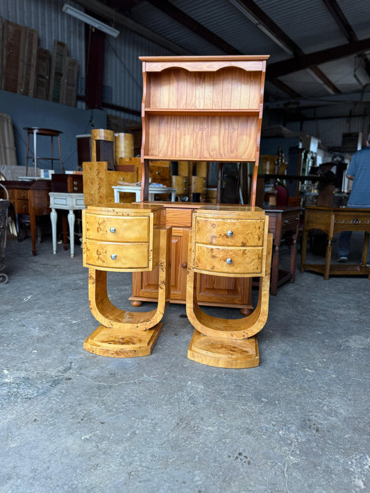 Pair of Art Deco Nightstands