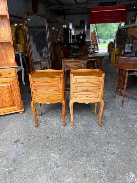 Pair of French Nightstands